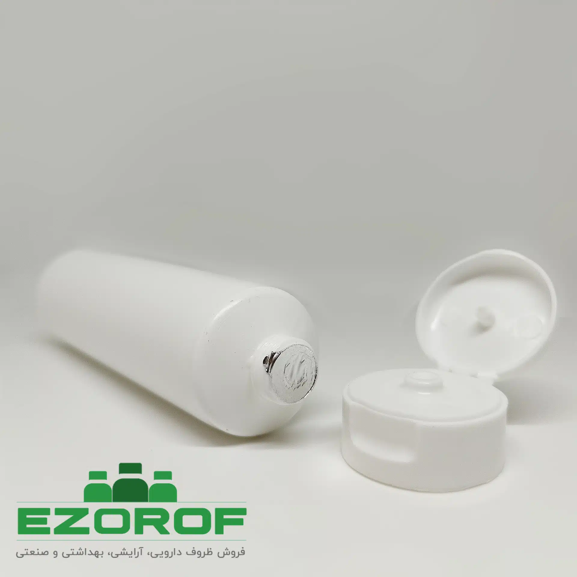  تیوپ سفید ۷۵ میل با درب فیلیپ تاپ - Image 4