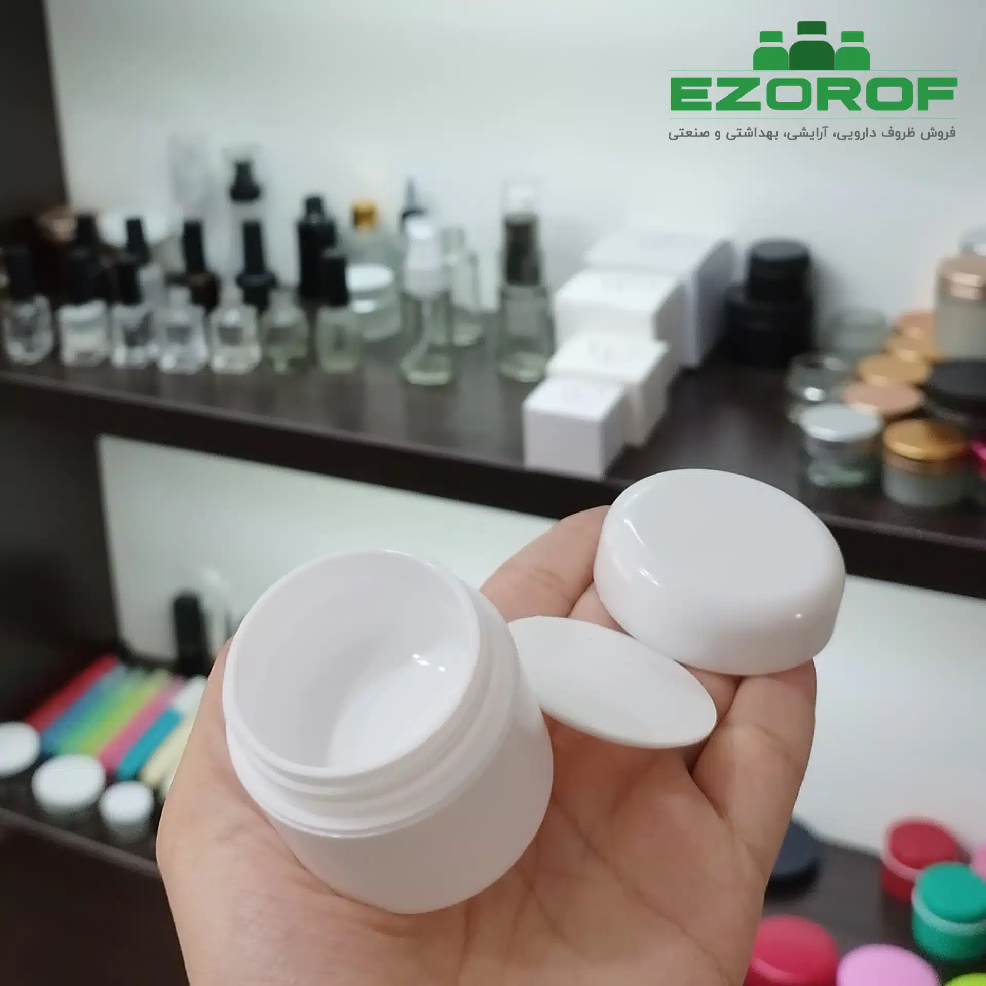  قوطی کرم ۱۵ گرمی یاس سفید - Image 2