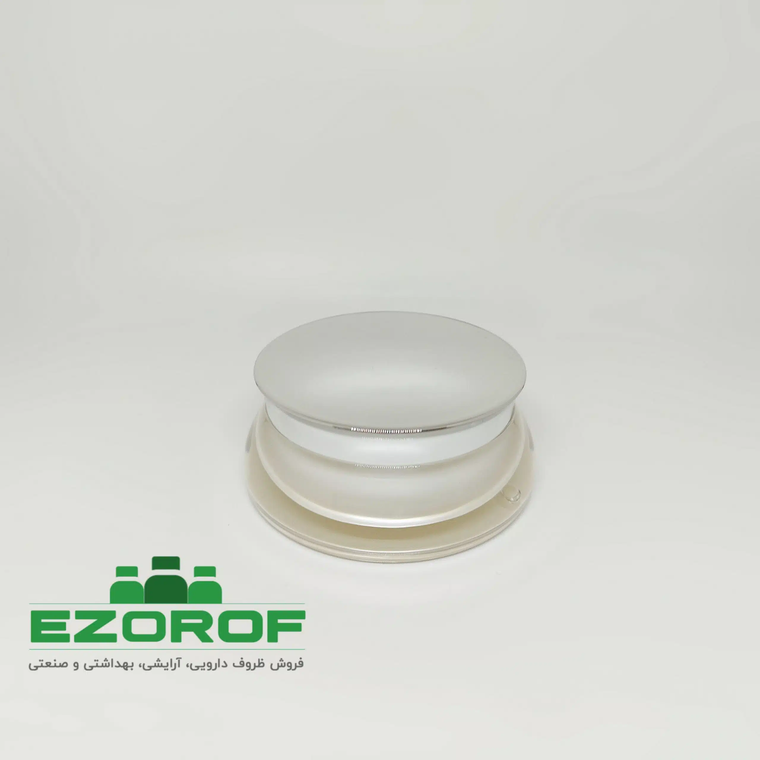 قوطي کرم 30 گرمي میرور درب نقره ای - Image 5