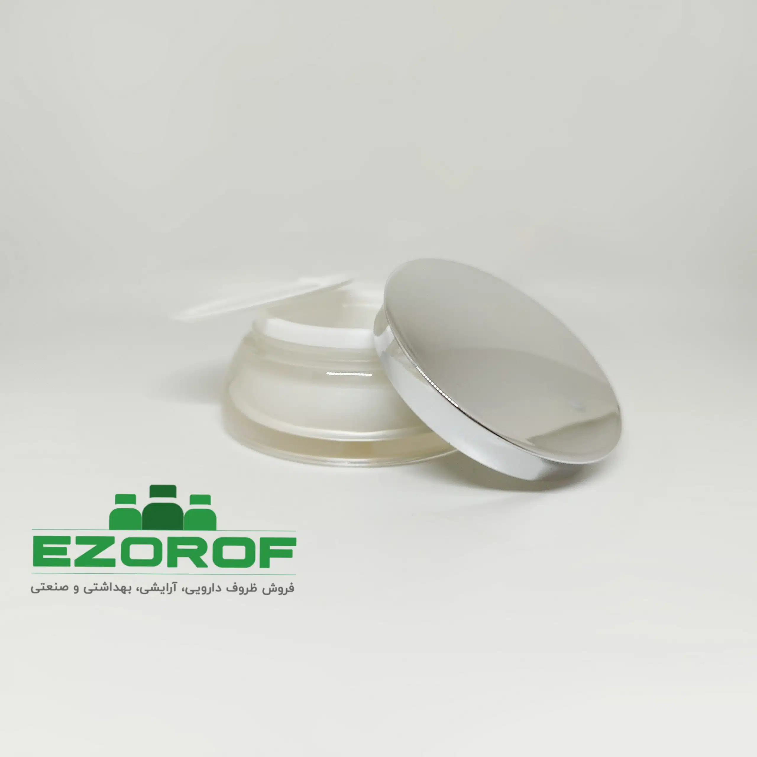 قوطي کرم 30 گرمي میرور درب نقره ای - Image 3