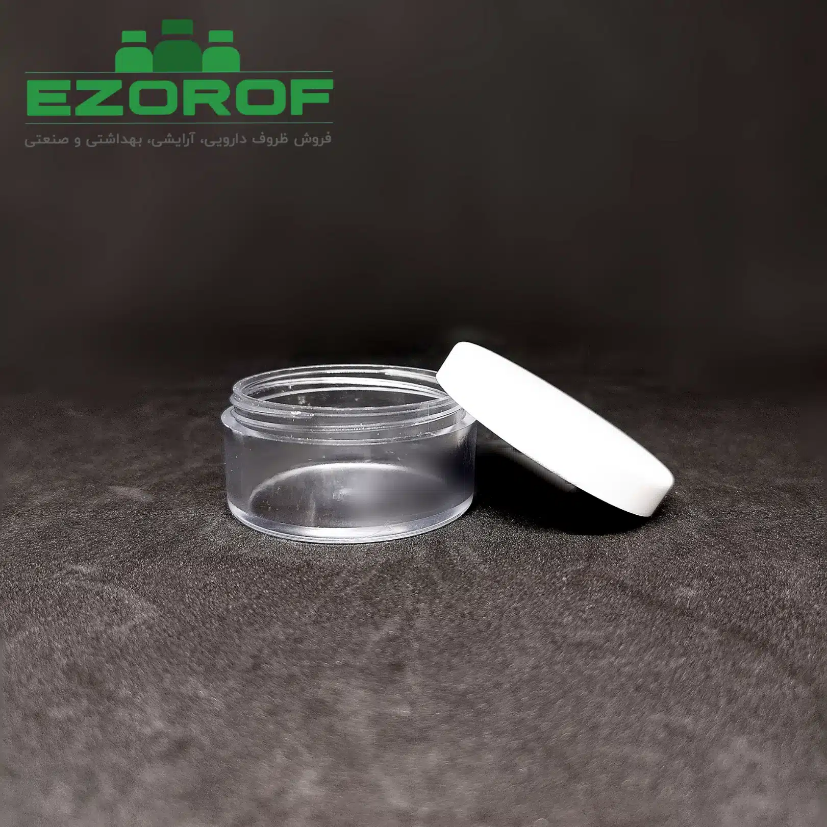 قوطي کريستال 30 گرمي با درب سفيد - Image 2