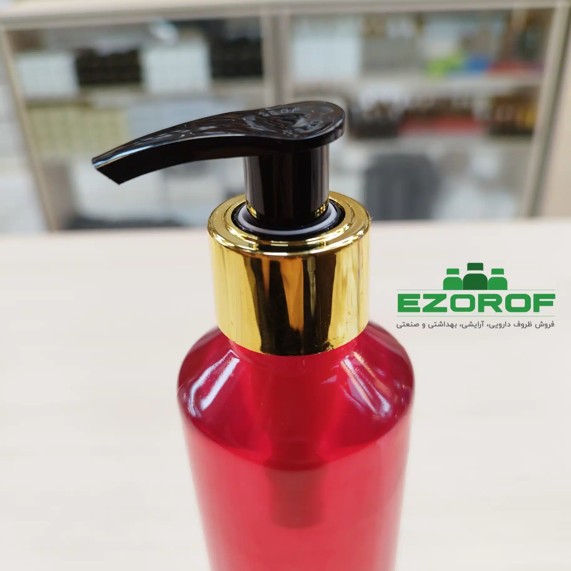 پت ۲۵۰ میل شفاف ۲۴ با غلیظ پاش ۲۴ مشکی طلایی - Image 2