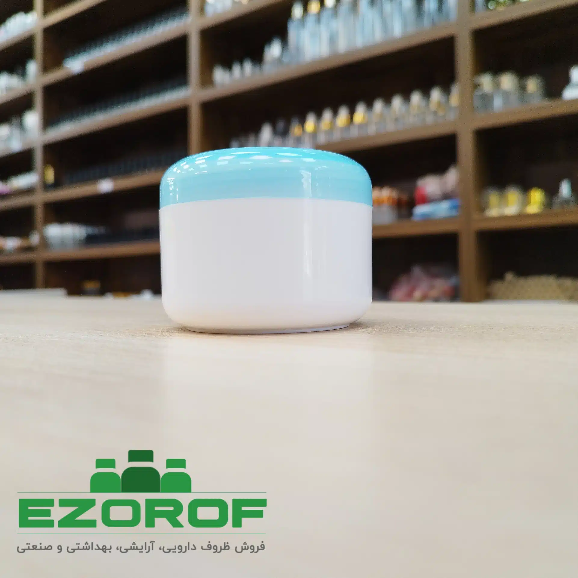 قوطی کرم ۱۰۰ گرمی درب رنگی - Image 4