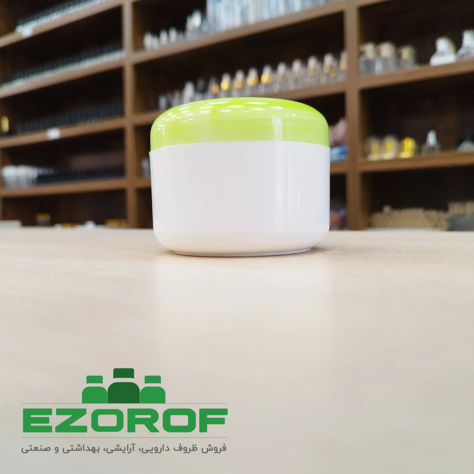 قوطی کرم ۱۰۰ گرمی درب رنگی - Image 5