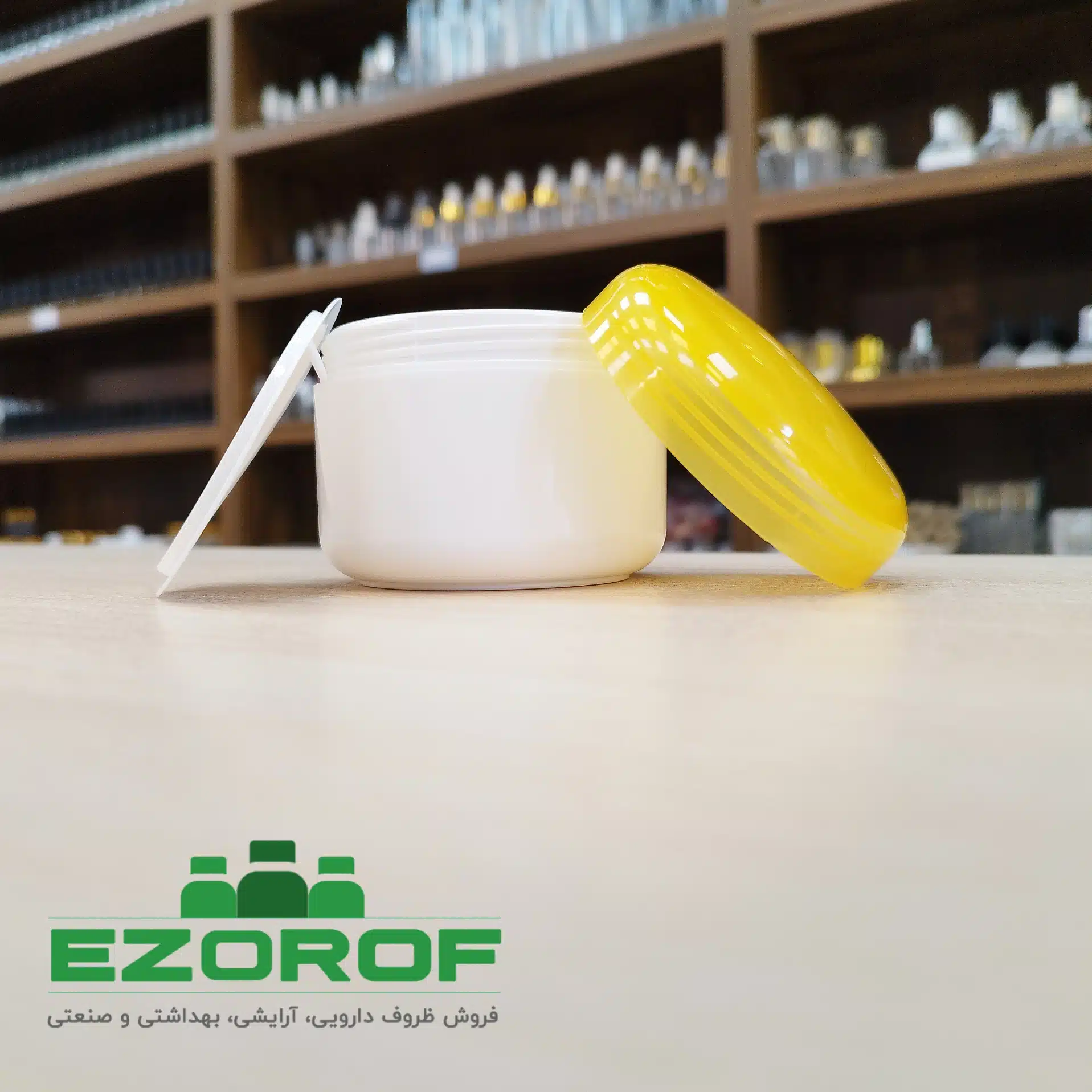 قوطی کرم ۱۰۰ گرمی درب رنگی - Image 8