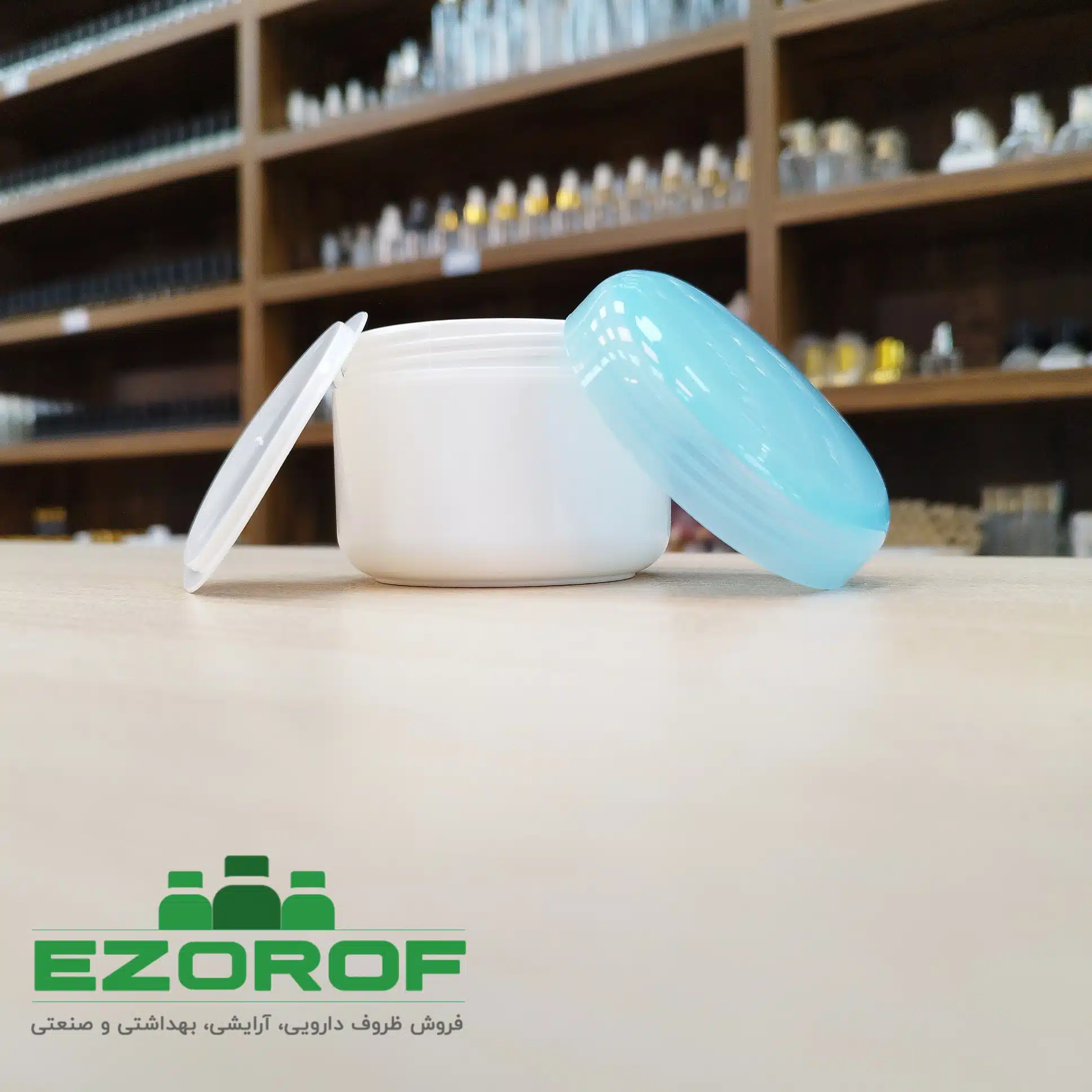 قوطی کرم ۱۰۰ گرمی درب رنگی - Image 9