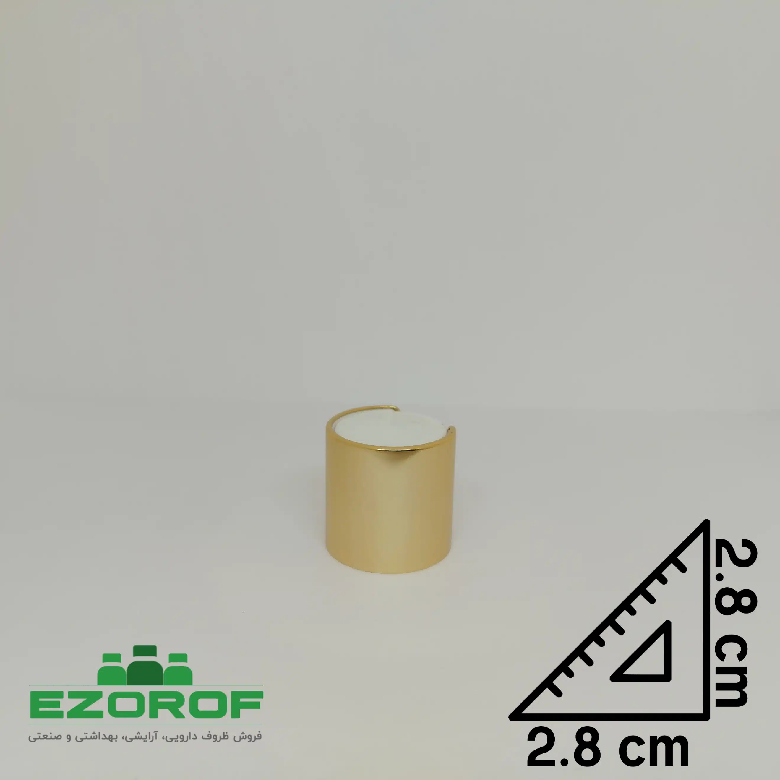 درب فندکی ۲۴ سفید طلایی - Image 2