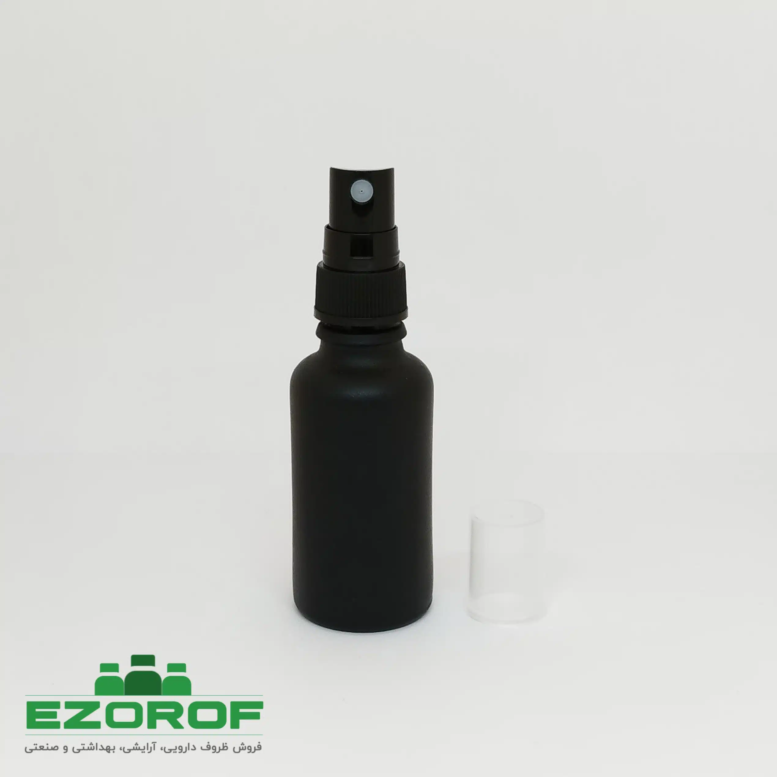 شیشه ۳۰ میل مشکی با اسپری ۱۸ مشکی - Image 3