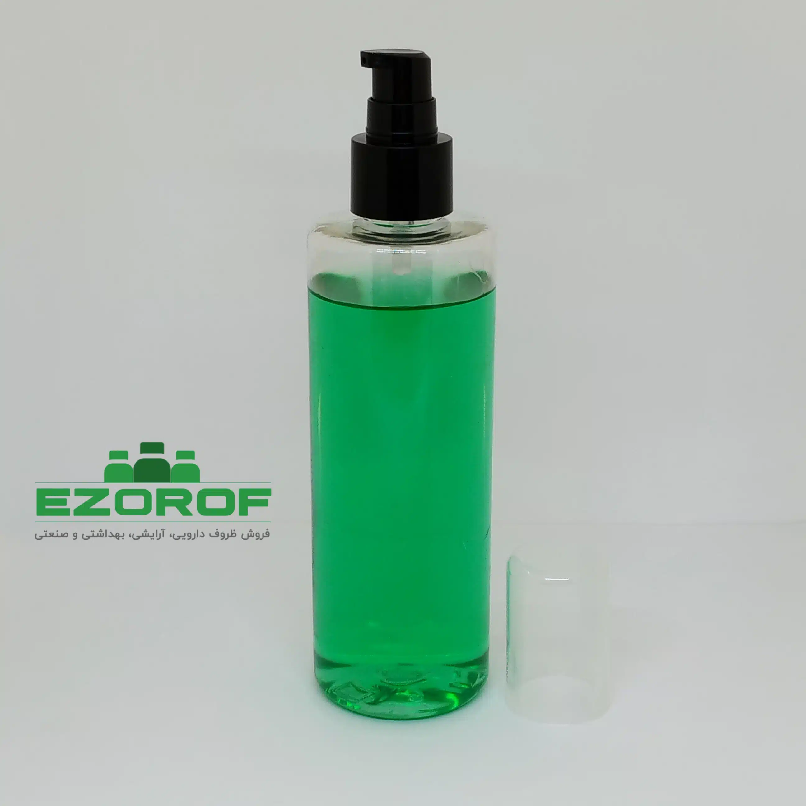 پت ۲۵۰ میل شفاف ۲۴ با غلیظ پاش فول کاپ ۲۴ مشکی - Image 2