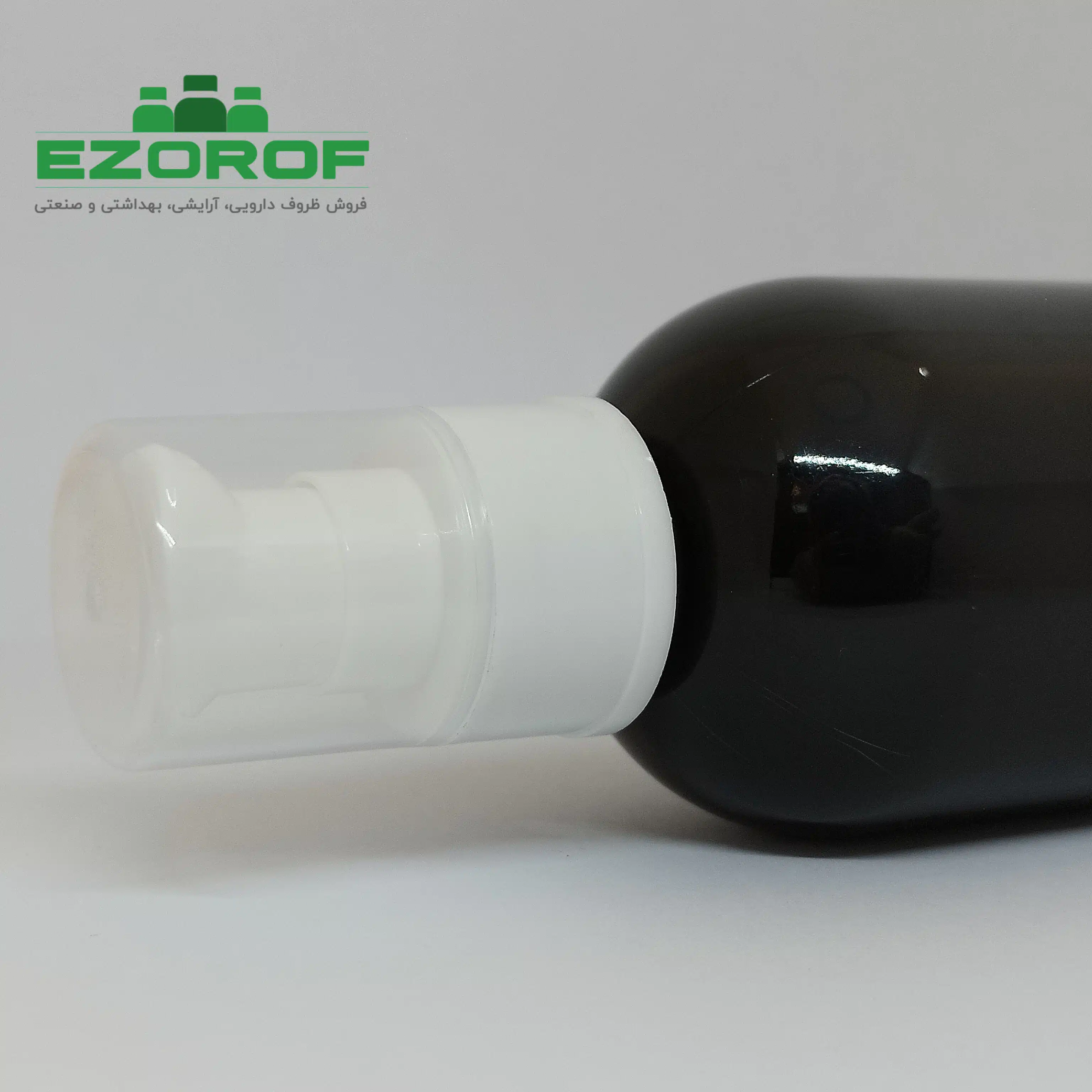 پت ۲۵۰ میل مشکی ۲۴ با غلیظ پاش فول کاپ سفید ۲۴ - Image 6