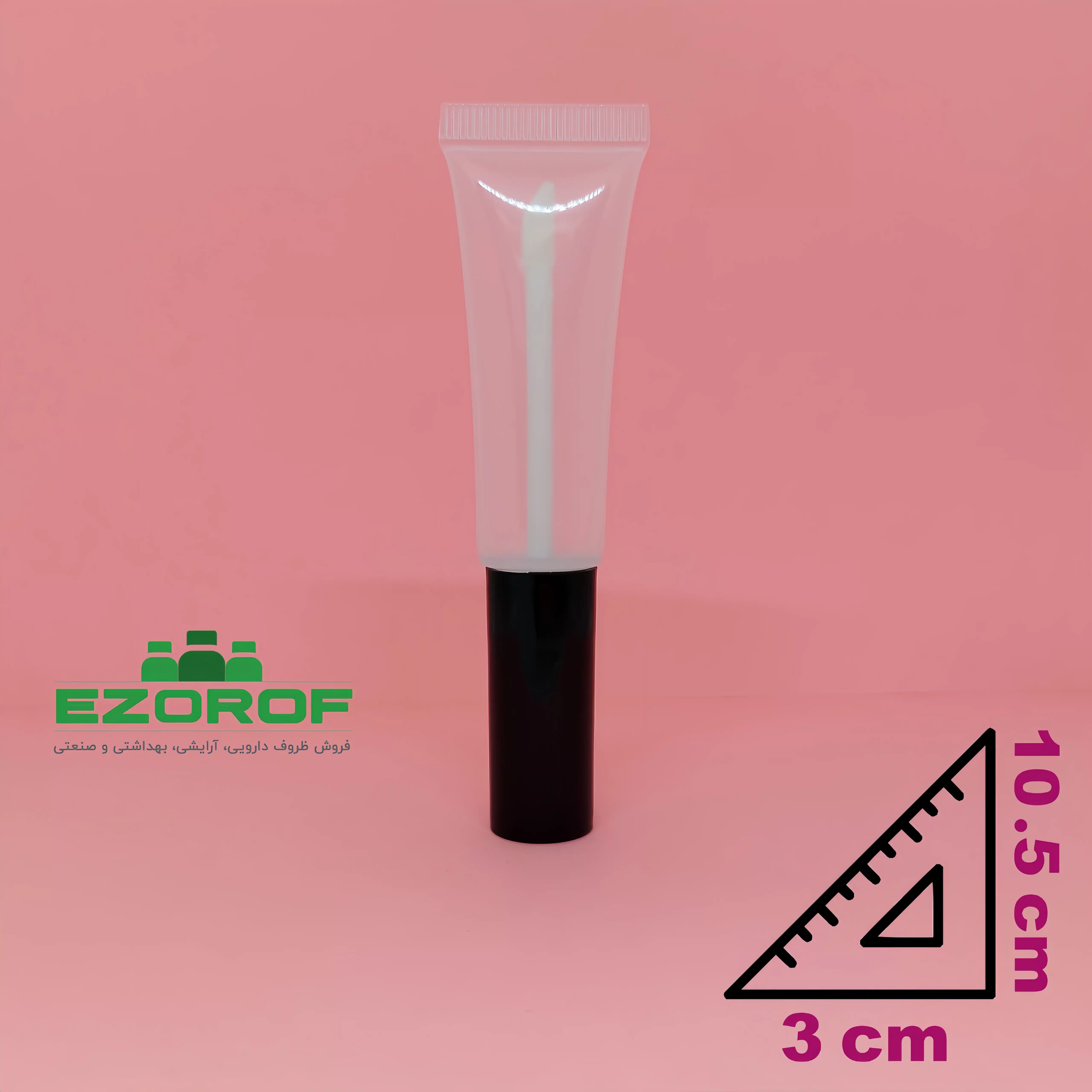 تیوپ لیپ گلاس 10میل شفاف پددار - Image 2