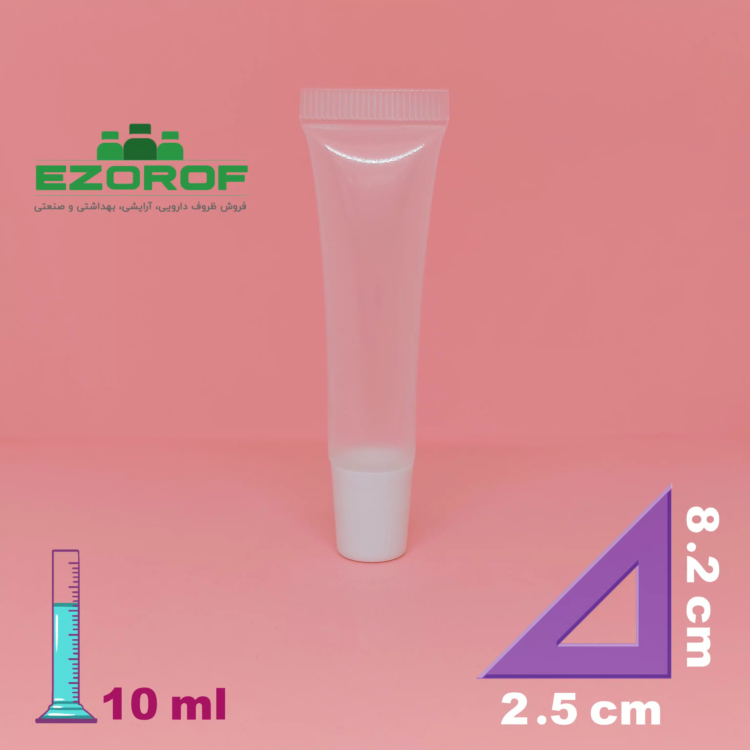 تیوپ لیپ گلاس 10 میل شفاف - Image 10