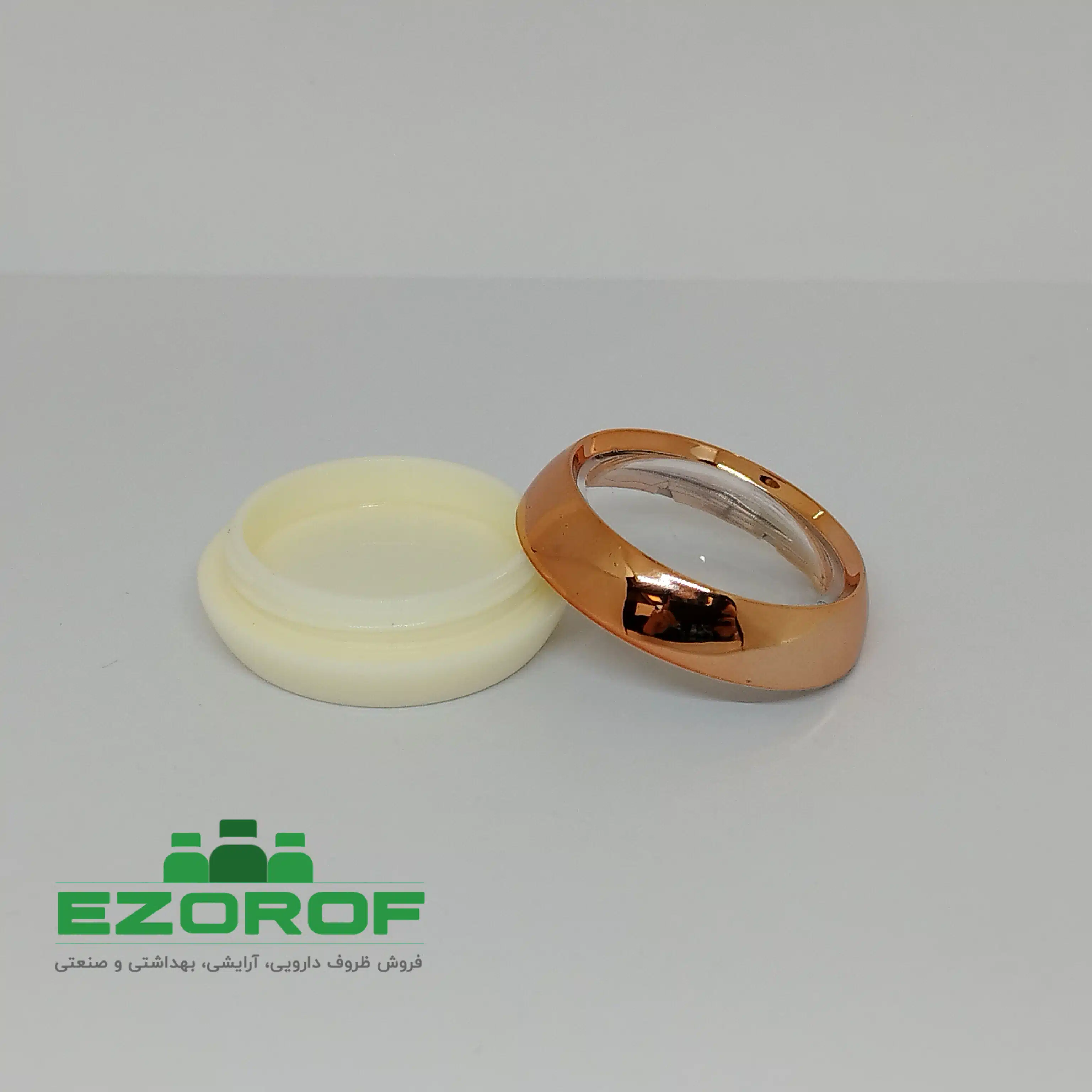 قوطی کریستال ۳ گرمی رزگلد سفینه - Image 5