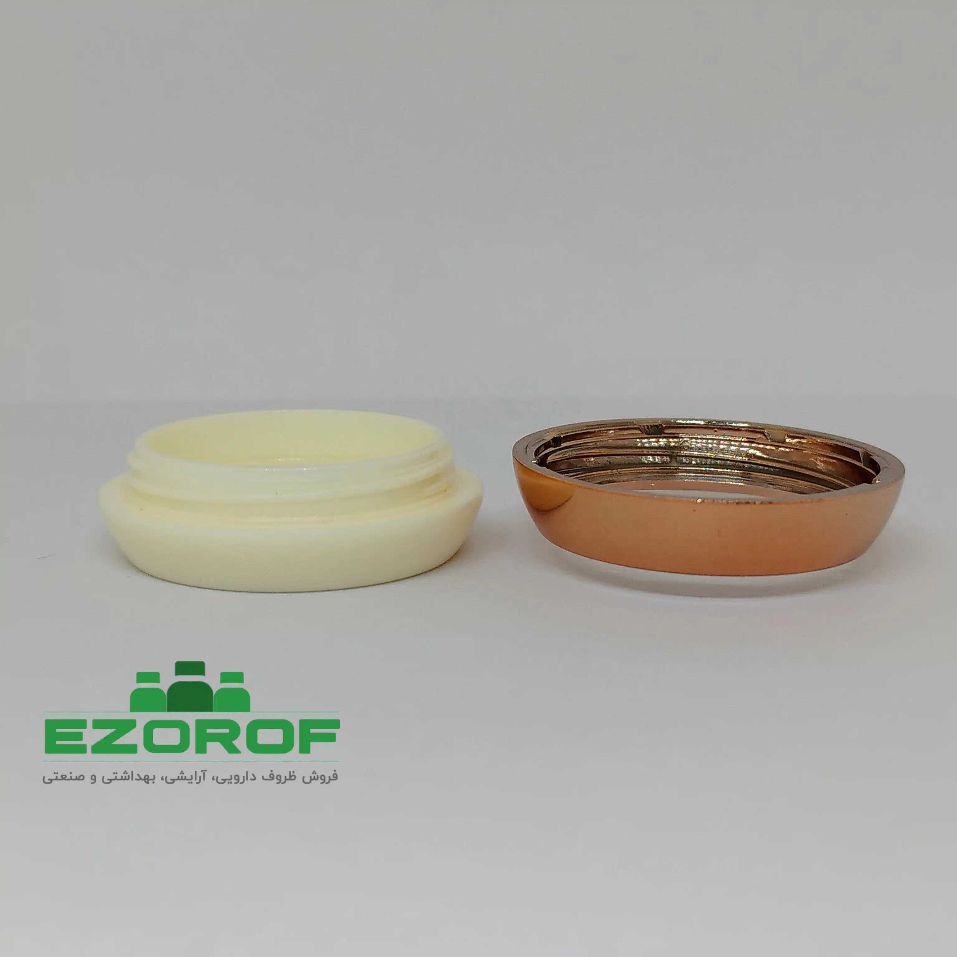 قوطی کریستال ۳ گرمی رزگلد سفینه - Image 4