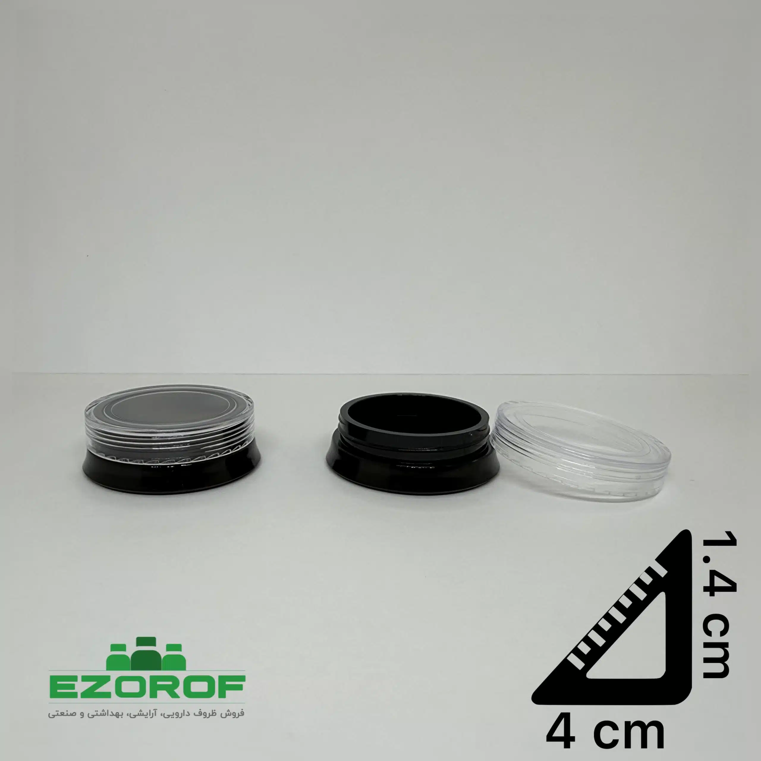 قوطی کریستال 3 گرمی وارداتی مشکی - Image 2